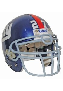 2000 Ron Dayne Rookie New York Giants Game-Used Helmet