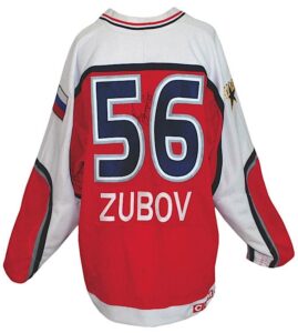 2000 Sergi Zubov NHL All-Star Game Game-Used & Autographed Jersey