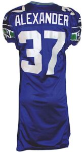 2000 Shaun Alexander Seattle Seahawks Game-Used Home Jersey