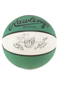 2000 St. Vincent/St. Mary Team-Signed State Champs Commemorative Award Basketball