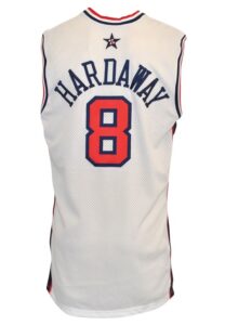 2000 Tim Hardaway Team USA Men’s Olympic Basketball Game-Used Jersey