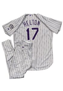 2000 Todd Helton Colorado Rockies Game-Used Uniform