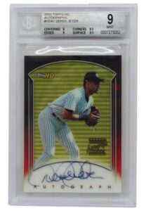 2000 Topps HD Autographs Derek Jeter #HDA1