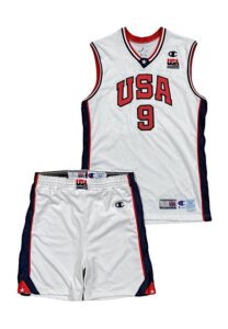 2000 Vince Carter Team USA Olympics Game-Used Home Uniform