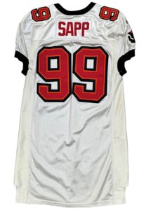 2000 Warren Sapp Tampa Bay Buccaneers Team-Issued Jersey