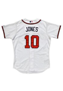 2000s Chipper Jones Atlanta Braves Game-Used & Signed Home Jersey