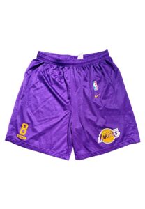 2000s Kobe Bryant LA Lakers Player Worn Practice Shorts