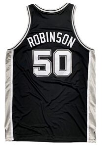 2001-02 David Robinson San Antonio Spurs Game-Used Road Jersey