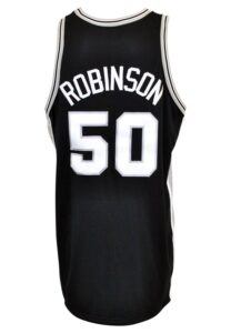 2001-02 David Robinson San Antonio Spurs Game-Used Road Jersey 