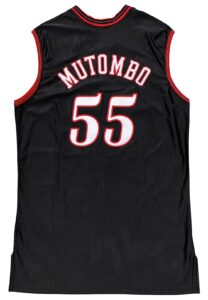 2001-02 Dikembe Mutombo Philadelphia 76ers Game-Used Jersey