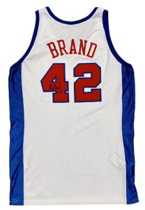 2001-02 Elton Brand LA Clippers Game-Used & Signed Jersey