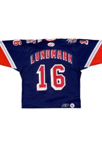 2001-02 Jamie Lundmark Hartford Wolf Pack AHL Game-Used Jersey