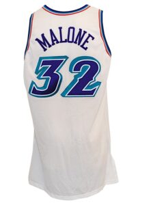 2001-02 Karl Malone Utah Jazz Game-Used Home Jersey