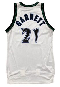 2001-02 Kevin Garnett Minnesota Timberwolves Game-Used Jersey