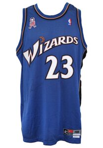 2001-02 Michael Jordan Washington Wizards Game-Used Road Jersey