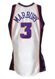 2001-02 Stephon Marbury Phoenix Suns Game-Used Home Jersey