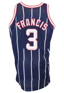 2001-02 Steve Francis Houston Rockets Game-Used Road Jersey