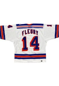 2001-02 Theo Fleury NY Rangers Game-Used Jersey