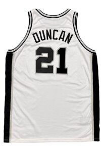 2001-02 Tim Duncan San Antonio Spurs Game-Used Jersey