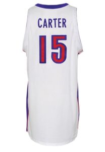 2001-02 Vince Carter Toronto Raptors Game-Used Home Jersey