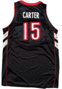 2001-02 Vince Carter Toronto Raptors Game-Used & Signed Jersey