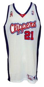 2001-2002 Darius Miles Los Angeles Clippers Game-Used Home & Road Jerseys