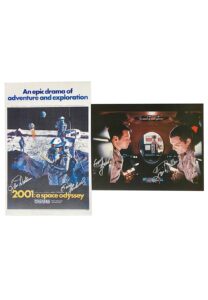 “2001: A Space Odyssey” Gary Lockwood & Keir Dullea Signed Photo & Poster