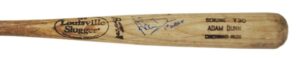 2001 Adam Dunn Rookie Cincinnati Reds Game-Used & Autographed Bat