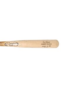 2001 Albert Pujols Rookie Era St. Louis Cardinals BP Bat