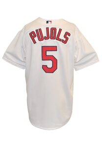 2001 Albert Pujols Rookie St. Louis Cardinals Pro Cut Home Jersey