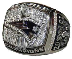 2001 Ben Kelly New England Patriots Players Super Bowl Championship Ring with Box