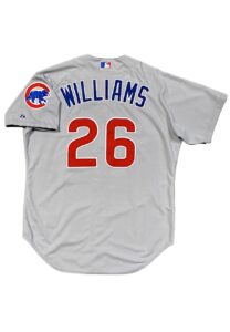 2001 Billy Williams Chicago Cubs Coaches Worn Road Jersey