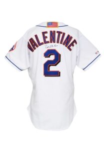 2001 Bobby Valentine New York Mets Managers Worn & Autographed Home Jersey