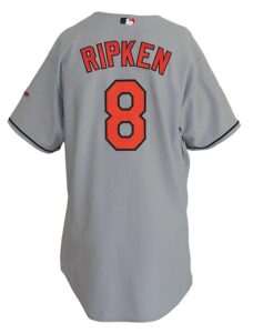 2001 Cal Ripken, Jr. Baltimore Orioles Game-Used Road Jersey