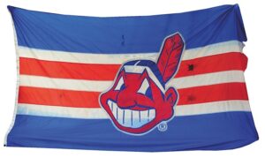 2001 Cleveland Indians Chief Wahoo Flag