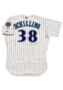 2001 Curt Schilling Arizona Diamondbacks Game-Used & Signed Home Jersey