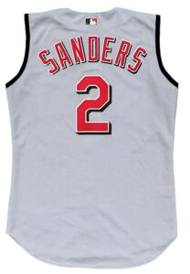 2001 Deion Sanders Cincinnati Reds Game-Used Jersey