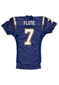 2001 Doug Flutie San Diego Chargers Game-Used Jersey