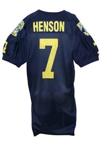 2001 Drew Henson Michigan Wolverines “Florida Citrus Bowl” Game-Issued Jersey