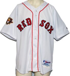 2001 Hideo Nomo Boston Red Sox Game-Used Home Jersey