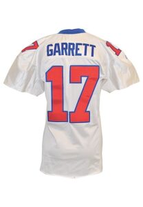 2001 Jason Garrett New York Giants Game-Used Home Jersey