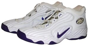 2001 John Stockton Utah Jazz Game-Used & Autographed Sneakers