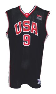 2001 Kenyon Martin Goodwill Games USA Basketball Game-Used Road Jersey