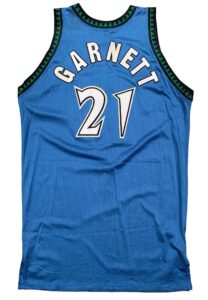 2001 Kevin Garnett Minnesota Timberwolves NBA All-Star Game-Used Jersey