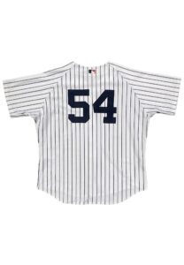 2001 Lee Mazzilli New York Yankees Coaches-Worn Home Jersey