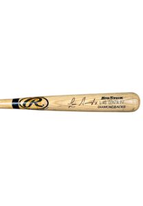 2001 Luis Gonzalez Arizona Diamondbacks Playoffs Game-Used & Autographed Bat