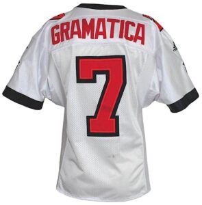 2001 Martin Gramatica Tampa Bay Bucs Game-Used Road Jersey