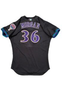 2001 Mike Morgan Arizona Diamondbacks Game-Used & Autographed Jersey