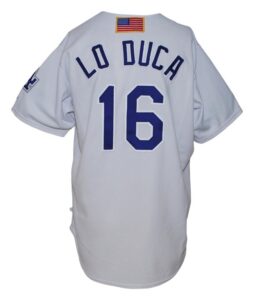 2001 Paul LoDuca Los Angeles Dodgers Game-Used Home Jersey & 2002 Paul Lo Duca Los Angeles Dodgers Game-Used Road Jersey