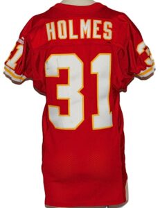 2001 Priest Holmes KC Chiefs Game-Used Home Jersey